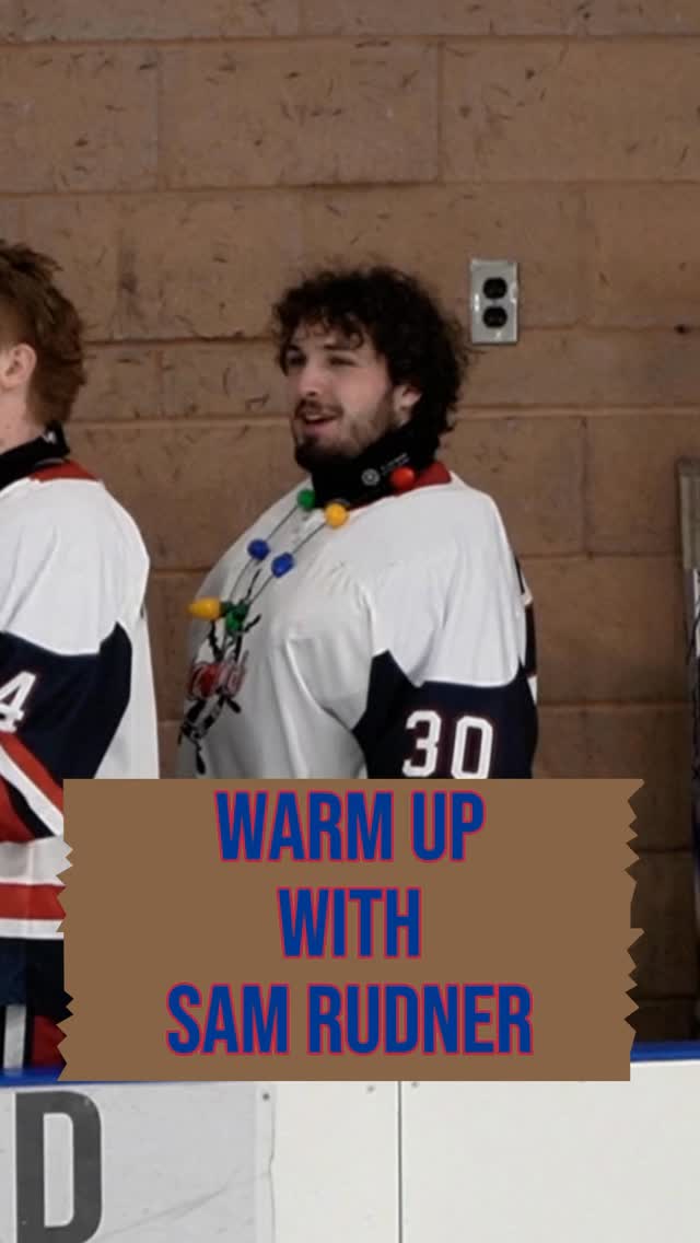 Mic’d up in warm ups with @sam.rudner10846 . #micdup #hockeywarmups #iwantahippopotamusforchristmas #pdsailors @k.c._.productions
