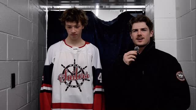 Post game interview with @maxkoekoek and @k.c._.productions after Sailors 7-4 win last night over the Streetsville Derby’s. Back at the shipyard today at 2pm vs. Hagersville.  #postgame #postgameinterview #letsgosailors
